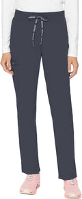 Med Couture Scrub Pants for Women, Jersey Waist Yoga Bottoms Medical