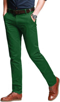 Match Men's Slim Tapered Stretchy Casual Pants - Slim Tapered Fit