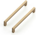 Ravinte 15 Pack 5 in Slim Square Bar Drawer Handles - Champagne Bronze