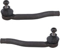TRQ Front Outer Tie Rod Set Compatible with 2009-2013 Honda Fit