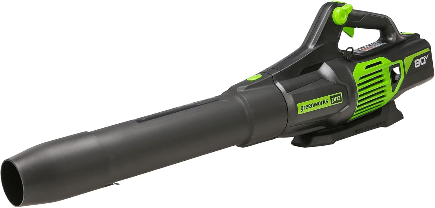 Greenworks 80V Cordless Brushless Axial Leaf Blower for Yards
