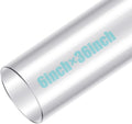 Clear PC Pipe 6 x 36 in Polycarbonate Tubing - Rigid Dust Collection