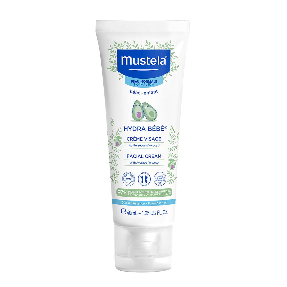 Mustela Hydra Bebe Face Cream - Nourishing Baby Moisturizer