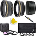 58mm Lens Filter Kit for Canon PowerShot G16 G15 - Complete Accessory