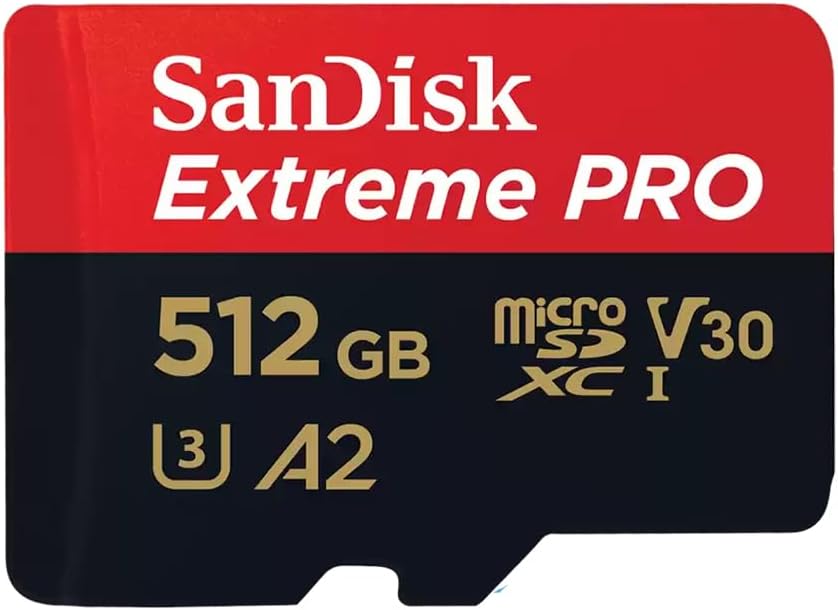 SanDisk 512GB Extreme Pro MicroSD Card for GoPro Hero 10