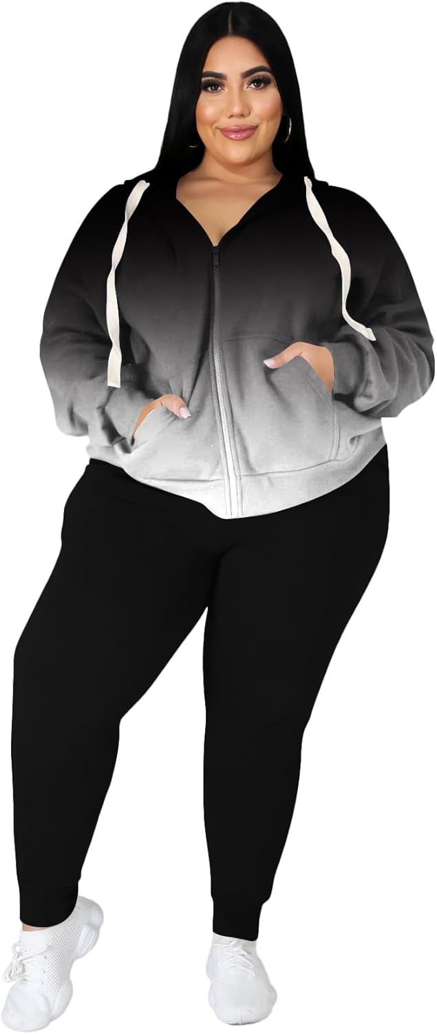 Plus Size Two Piece Outfits for Women - Stylish and Comfy Set