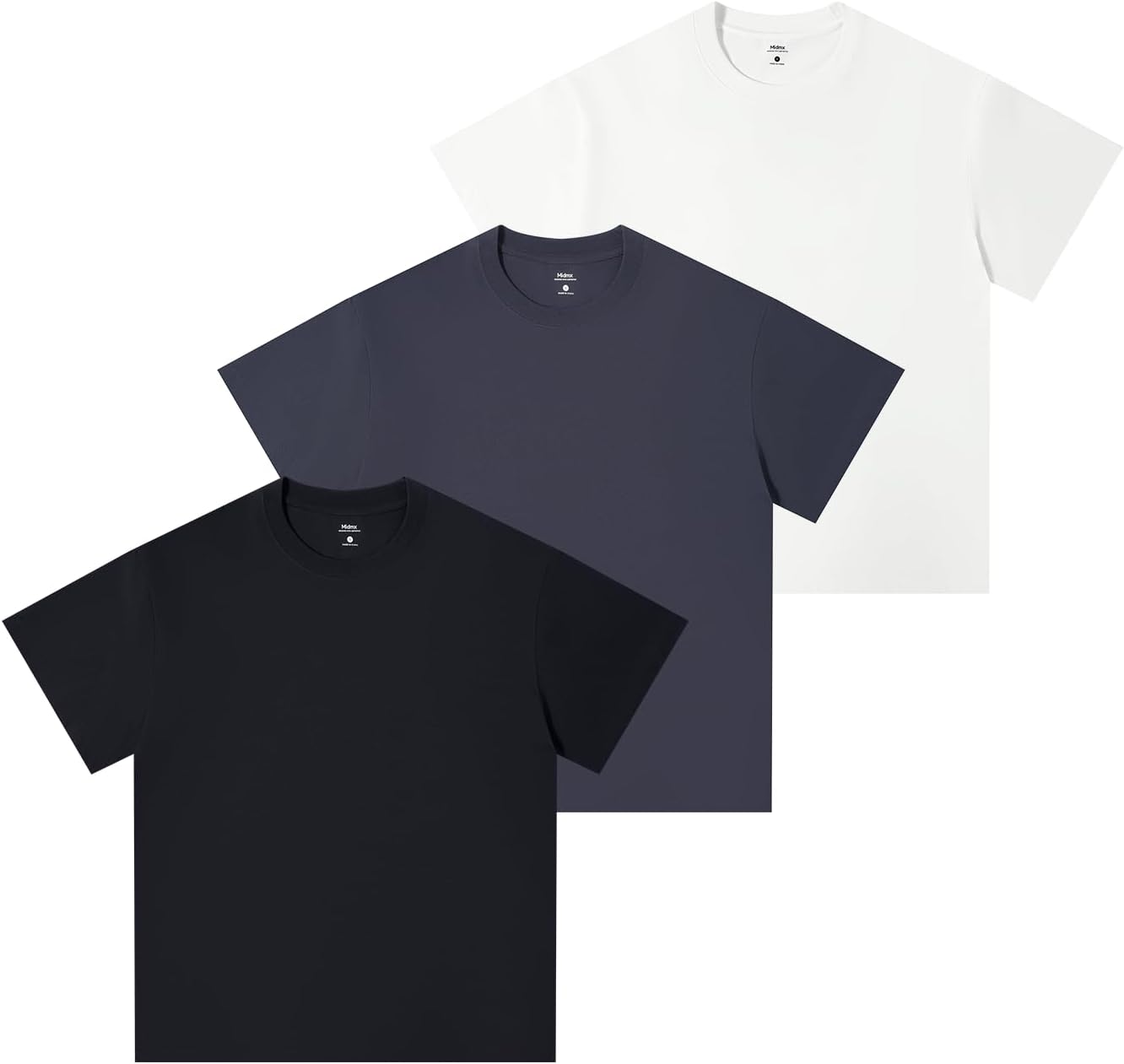 Heavyweight Cotton T-Shirts for Men Women Unisex Casual Wear