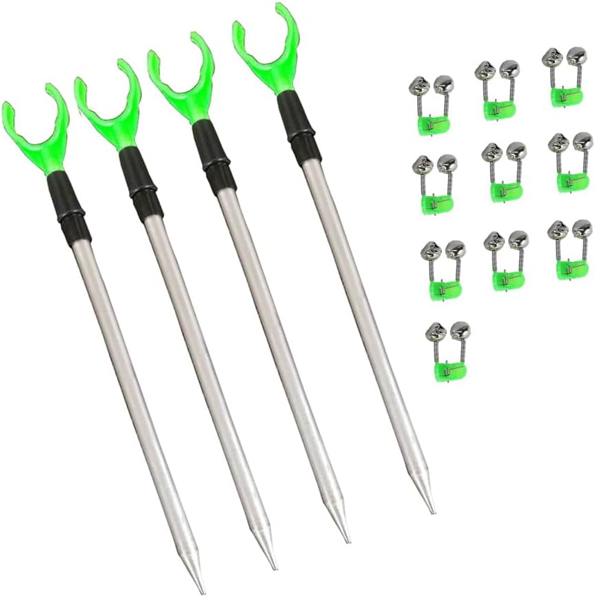Compact 4-Pack Telescopic Rod Holders by FASPLORE