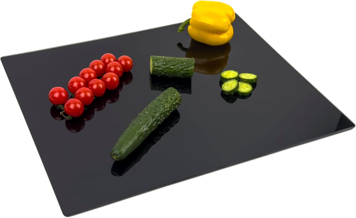Tempered Glass Cutting Board for Kitchen - Heat Resistant & Safe