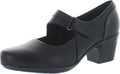 Clarks Women's Emslie Lulin Pump - Comfortable Low Chunky Heel Pumps