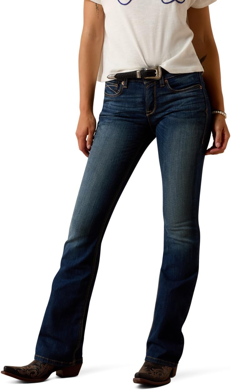 Ariat Women's Perfect Rise Stretch Bootcut Jeans for All-Day Comfort