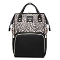 Leopard Print Nappy Bags Diaper Backpack - Large Capacity Travel Bag
