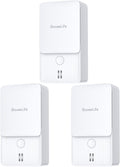 Water Leak Detectors 3 Pack - Loud 100dB Alarm, Easy Wireless Setup