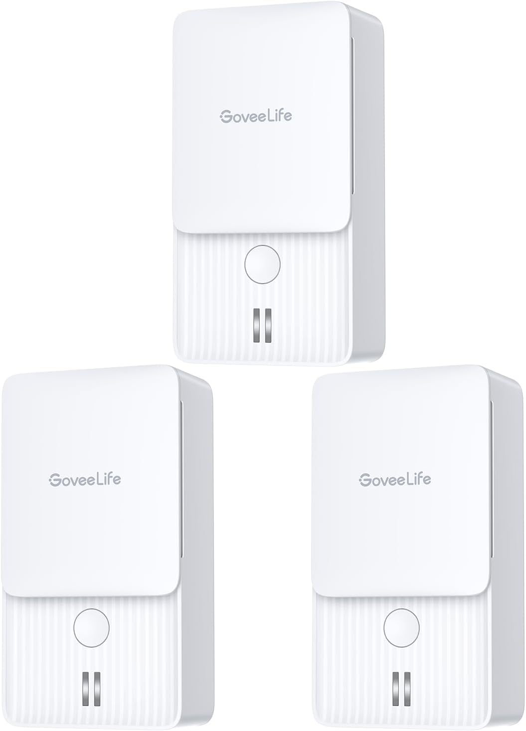 GoveeLife Water Leak Detectors 3 Pack with 100dB Alarm System