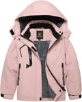 Girls Waterproof Ski Jacket Fleece Snow Coat - Warm, Windproof