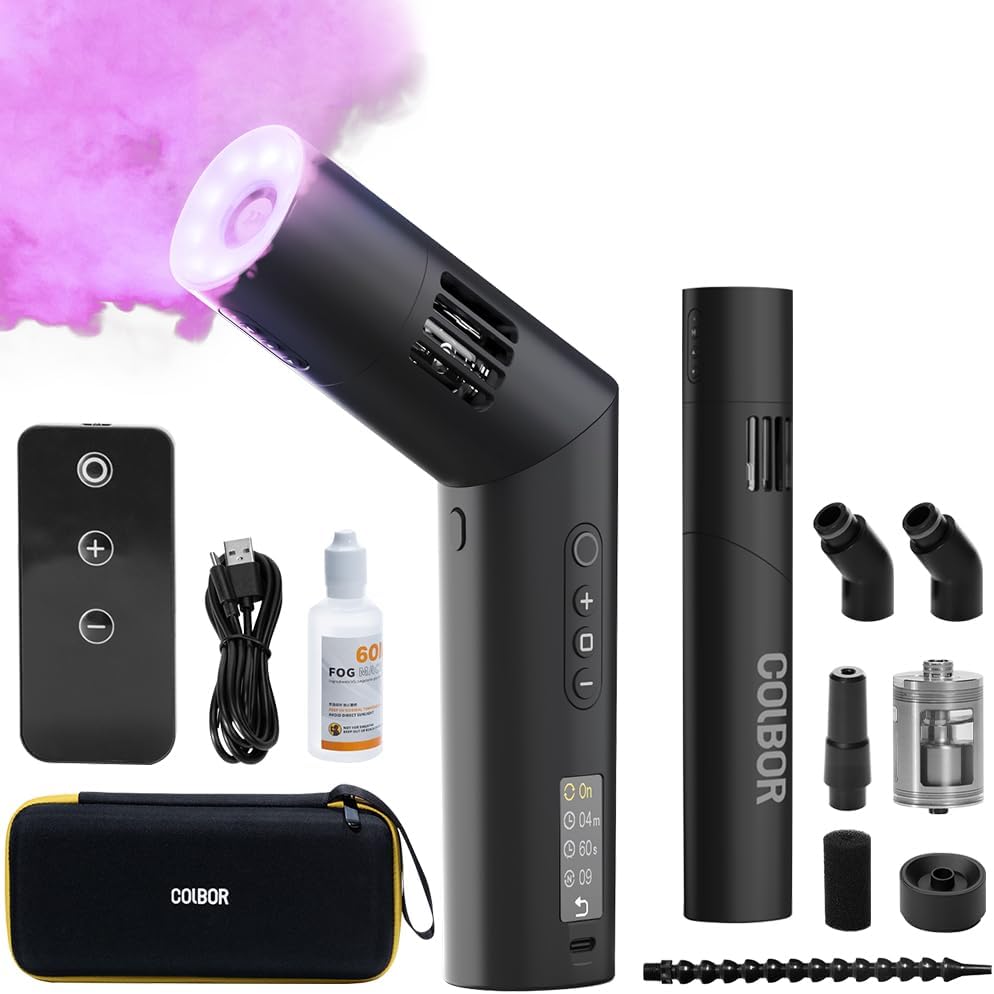 COLBOR CF5 Portable Fog Machine for Photography & Halloween Fun