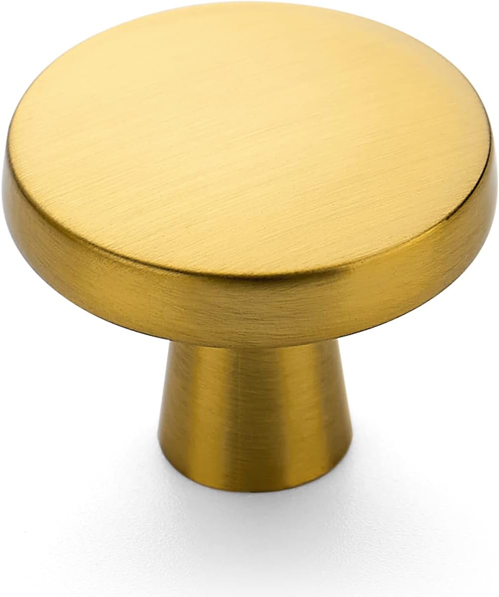 Ravinte 30Pack Drawer Pulls for Kitchen Cabinet Knobs in Gold