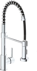 Kitchen Faucet with Pull Down Sprayer - Single Handle Spring Design