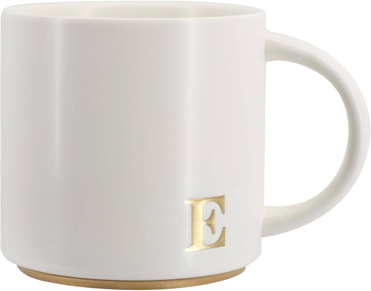 Luxurious Gold Initial Mug Set (E)