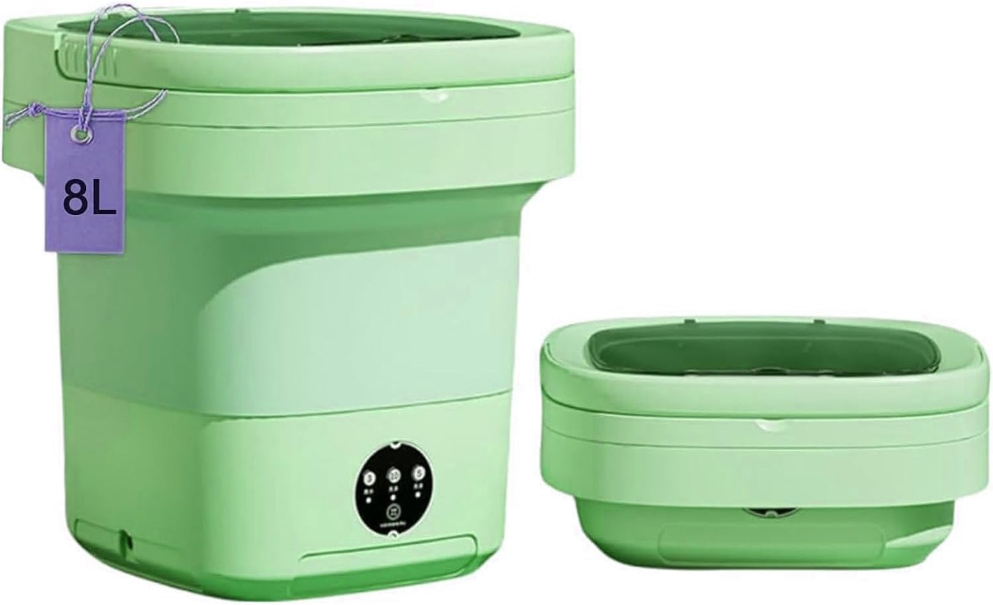 8L Portable Mini Washer: Deep Clean Anywhere!