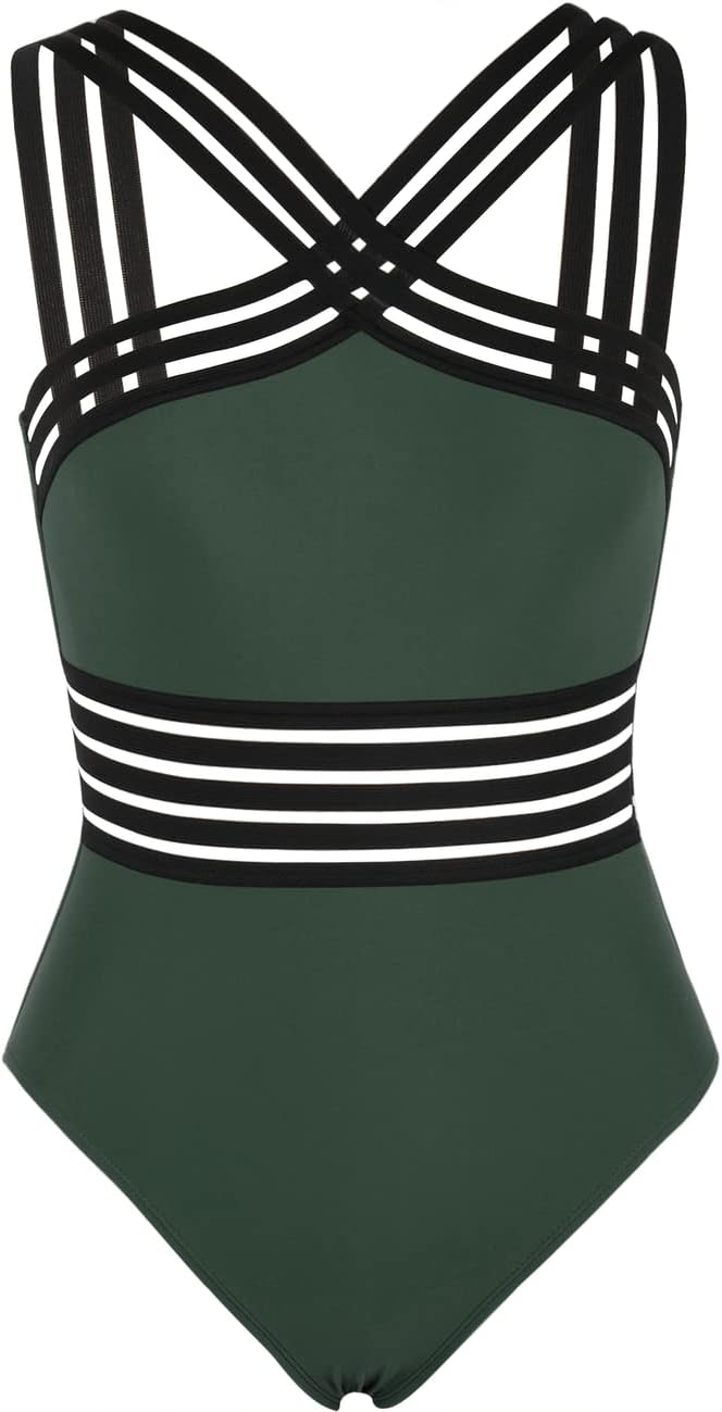 Hilor Women's One Piece Swimsuits for Slimming and Comfort