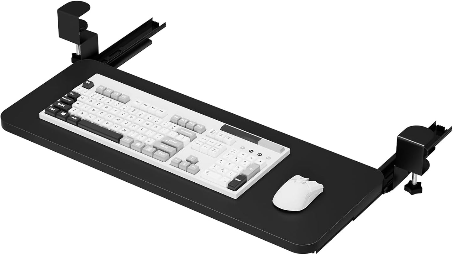 Effortless Ergonomic Solution - Under Desk Keyboard Tray