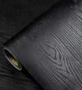 Black Wood Peel and Stick Wallpaper for Easy Home Renovation