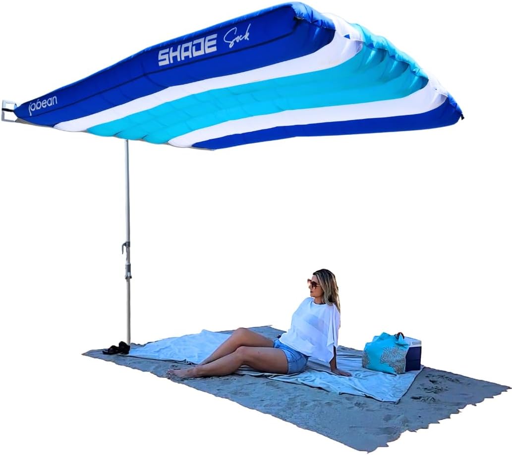 ShadeSock Ultimate Wind-Inflating Beach Shade for Relaxation