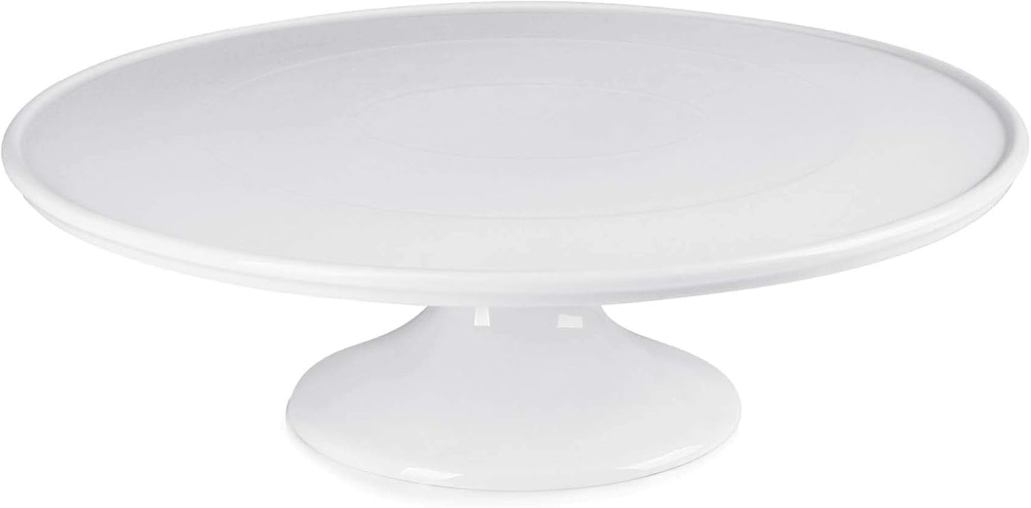 Elegant 12-Inch Porcelain Cake Stand for Celebrations and Parties