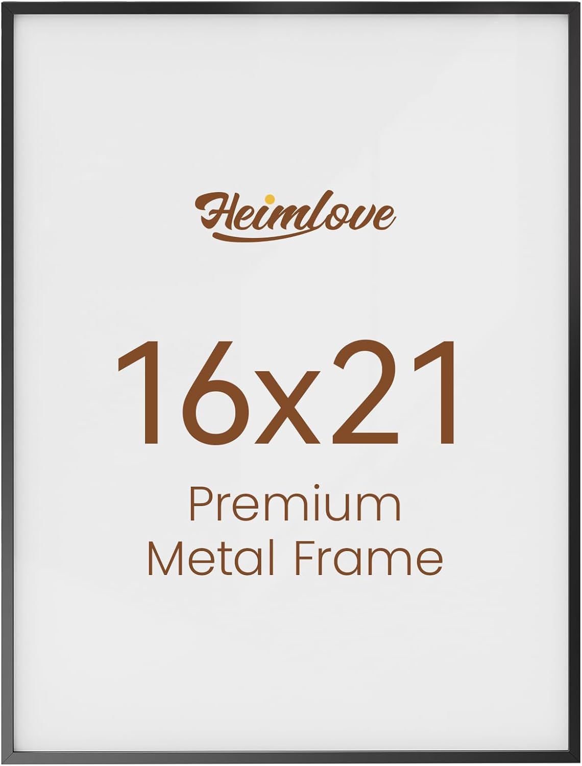 Heimlove 16x21 Metal Picture Frame for Elegant Wall Decor