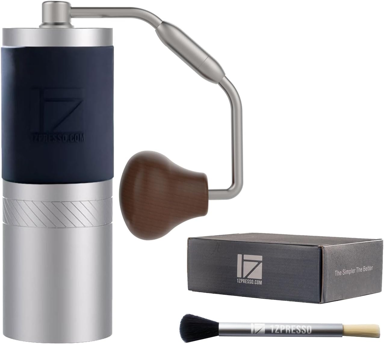 1Zpresso J Manual Grinder - Precision Grinding in Silver