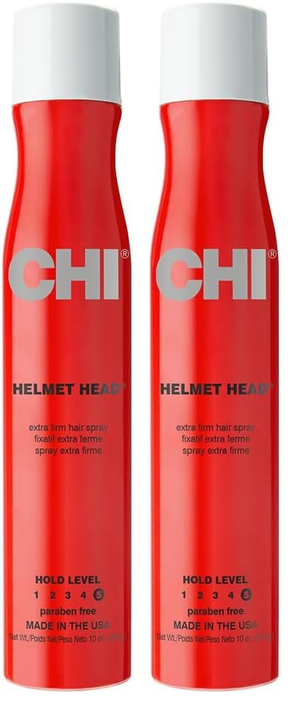 CHI Helmet Head Extra Firm Hairspray for Unisex - 10 oz Pack