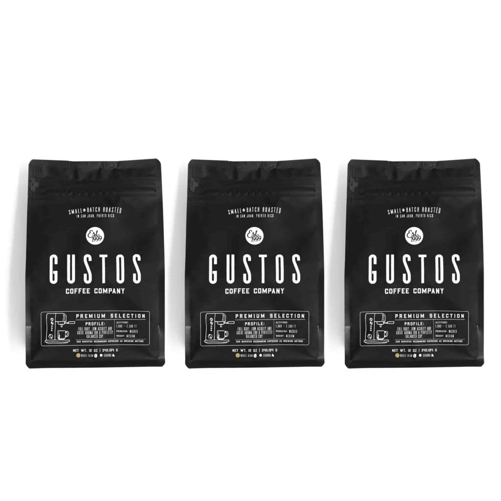 Gustos Coffee Premium Selection - Puerto Rican Medium Roast