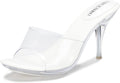 Clear Heels Stiletto Sandals for Women - Sexy Transparent Strap Shoes