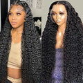 13x6 Deep Wave Lace Front Wig Human Hair - Natural Deep Curly 34 in