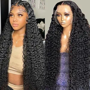 13x6 Deep Wave Lace Front Wigs Human Hair for Stunning Styles
