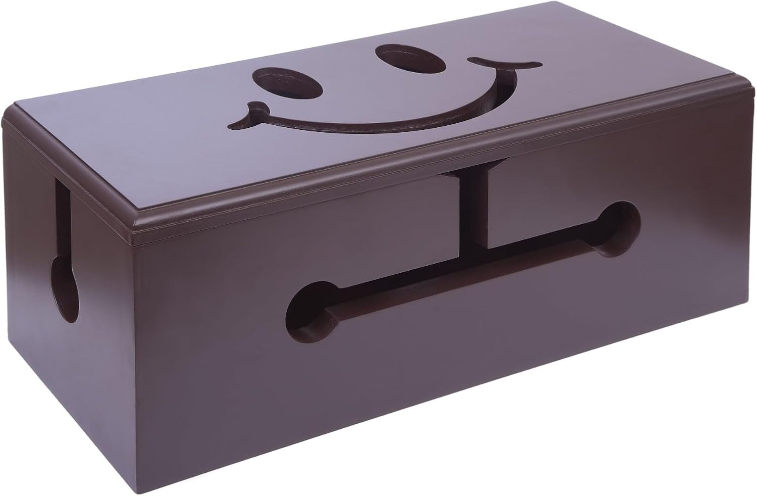 Wooden Cable Organizer - Declutter Wires, Home/Office Solution!