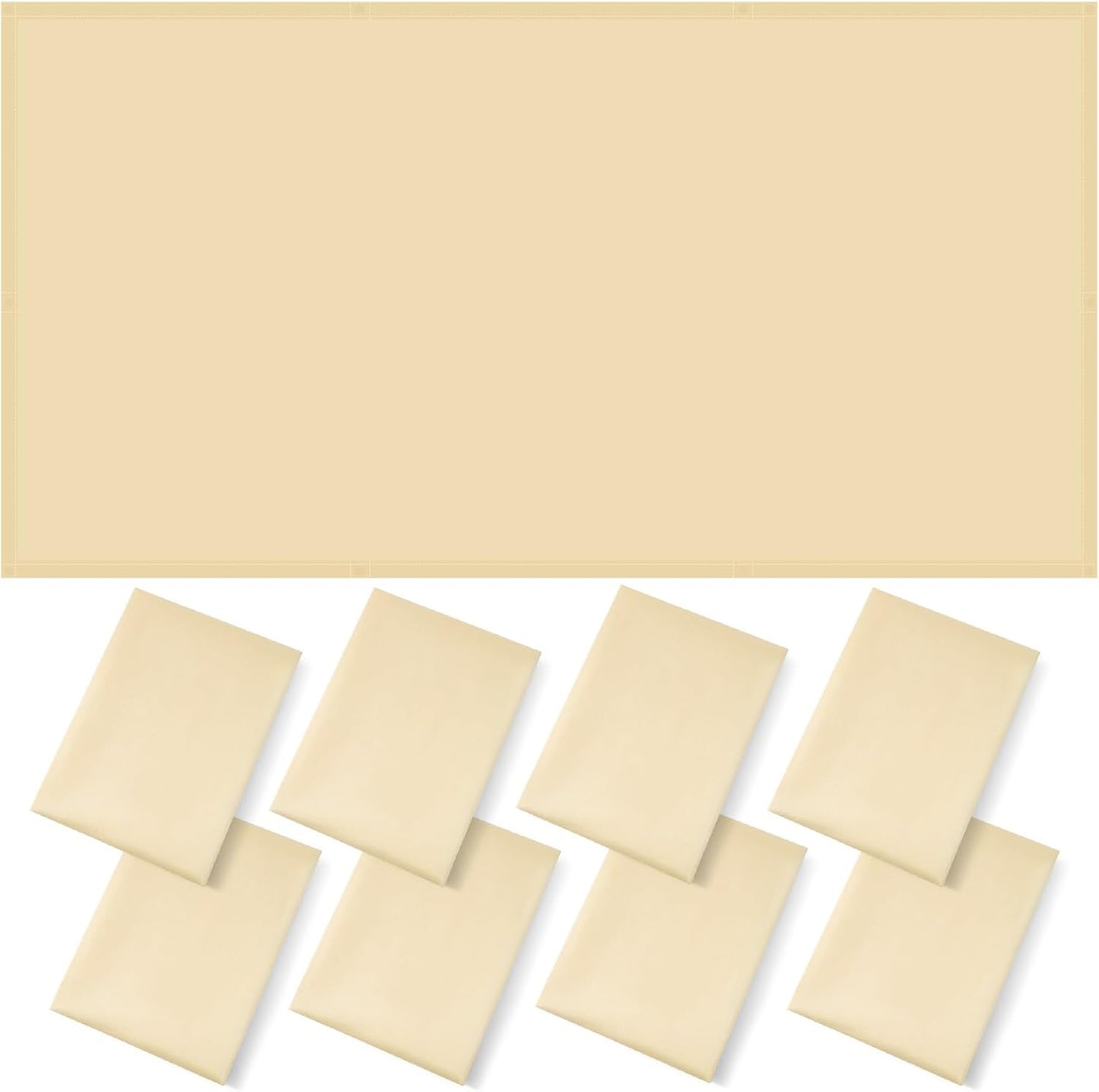8 Pcs Fluorescent Light Covers for Ceiling Lights - 4 x 2 Feet