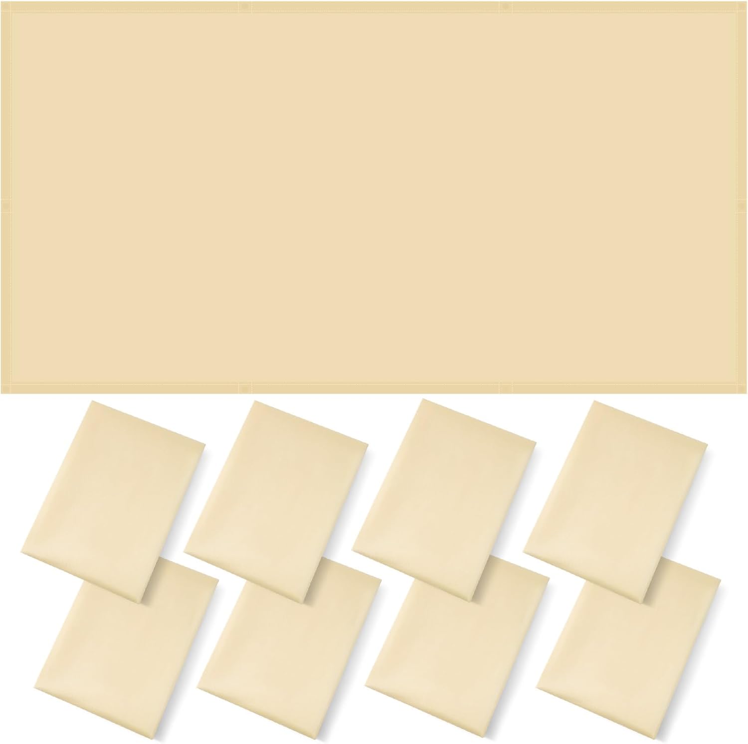 8 Pcs Fluorescent Light Covers for Ceiling Lights - 4 x 2 Feet