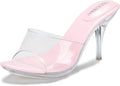 Clear Heels Stiletto Sandals for Women - Transparent High Heels