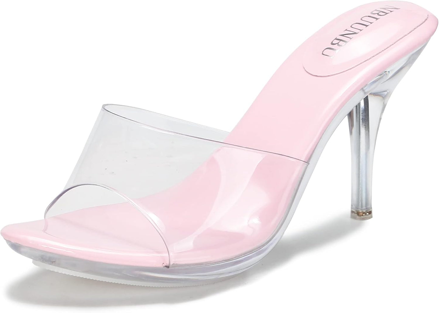Silver Clear Heels for Women - Sexy Stiletto Sandals