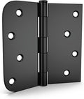 Goldenwarm 12 Pack Matte Black Door Hinges 4 x 4 in - Durable Interior