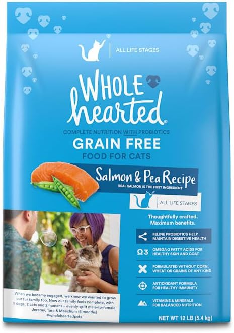 WholeHearted Grain Free Salmon Formula Dry Cat Food Review