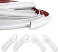 RV J-Shape Rain Gutter Rubber Drip Rail 40ft - Durable Roof Diverter