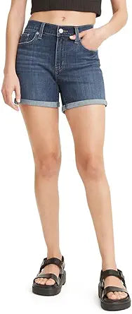 Levi's Women's Mid Length Shorts for Comfort and Style