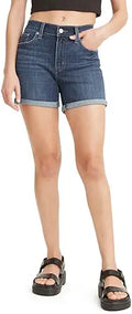 Levi's Women's Mid Length Shorts - Casual Cuffed Denim Favorite