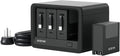 12-in-1 Desktop Charging Station with Retractable Chargers - Space