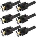 Probrico 6 Pack Passage Door Levers Oil Rubbed Bronze - Heavy Duty