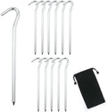 12Pcs Heavy-Duty Sand Tent Stakes - Secure Outdoor Adventures