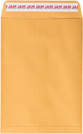 JAM PAPER 7.5 x 10.5 Open End Catalog Envelopes - Brown Kraft Manila